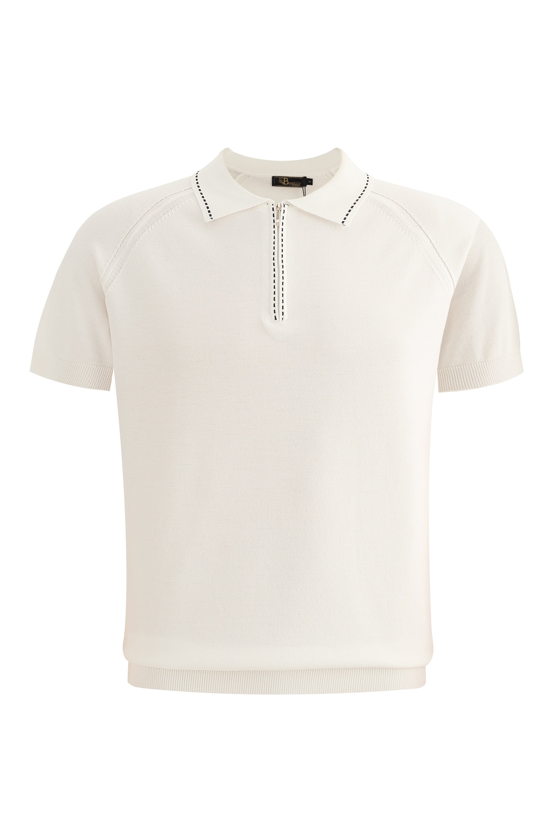 Strada Luxe Knit Polo WHITE