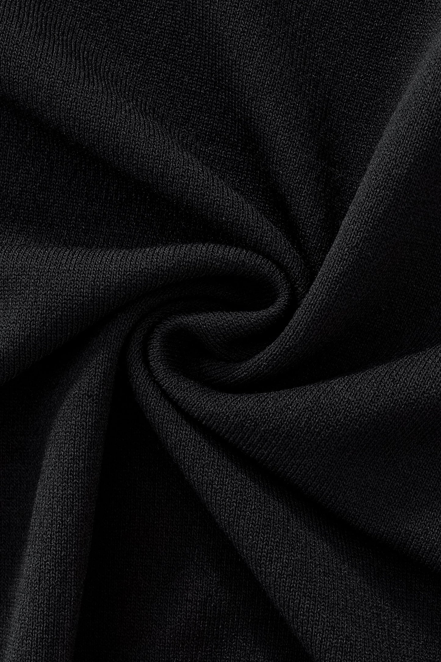 Urban Pulse Knit Zip Polo BLACK