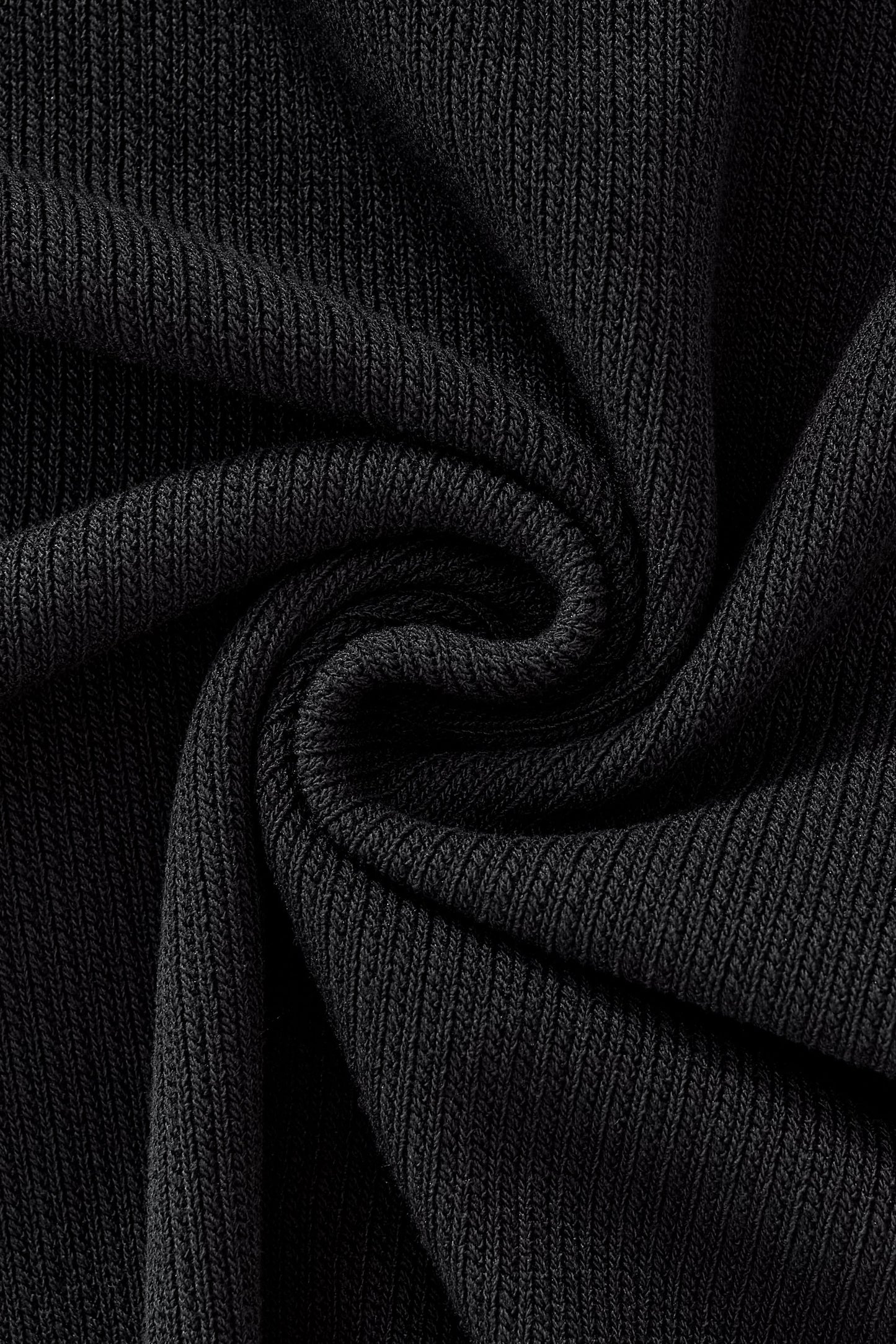 Refined Motion Knit Polo BLACK