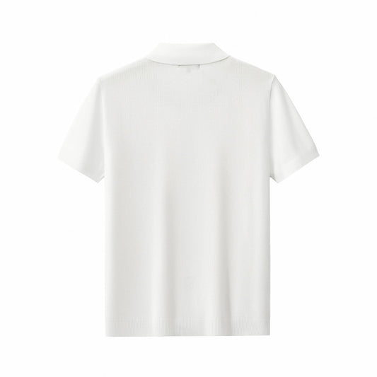 Refined Motion Knit Polo WHITE