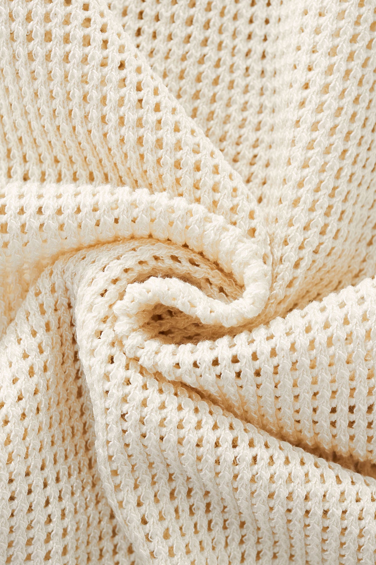 Ventura Mesh Knit LS Shirt IVORY