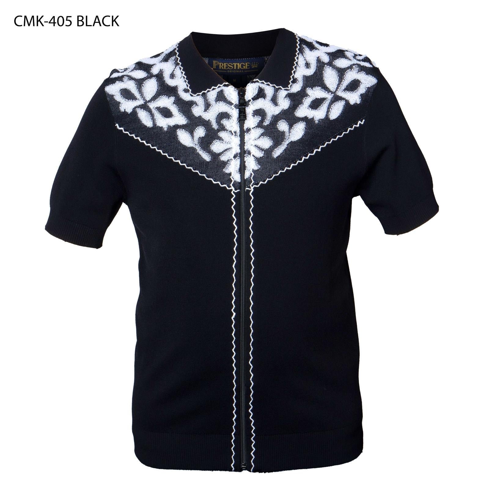 Prestige CMK-405 Black Knit Shirt