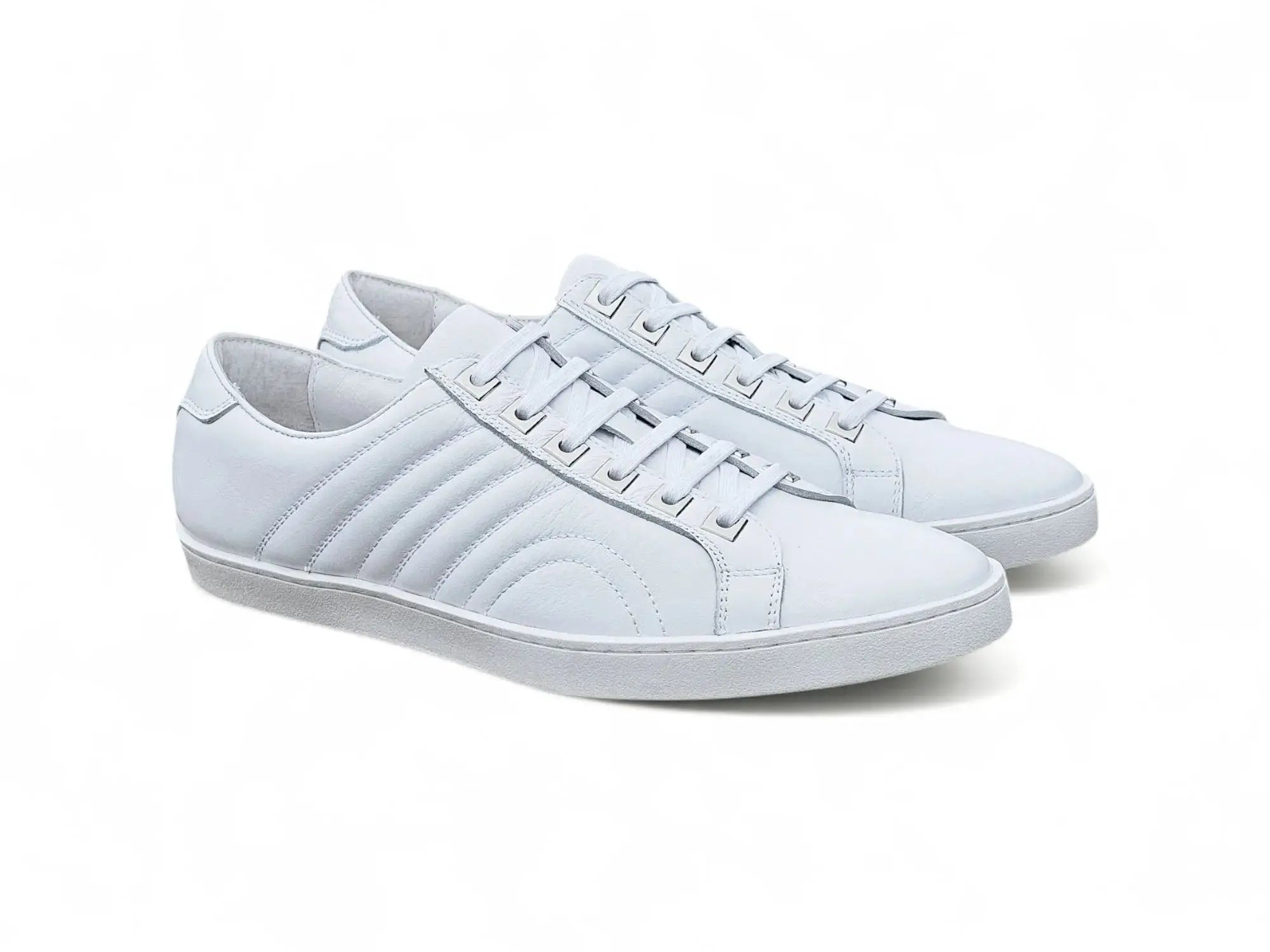 Primo Hand Burnished Leather Sneakers