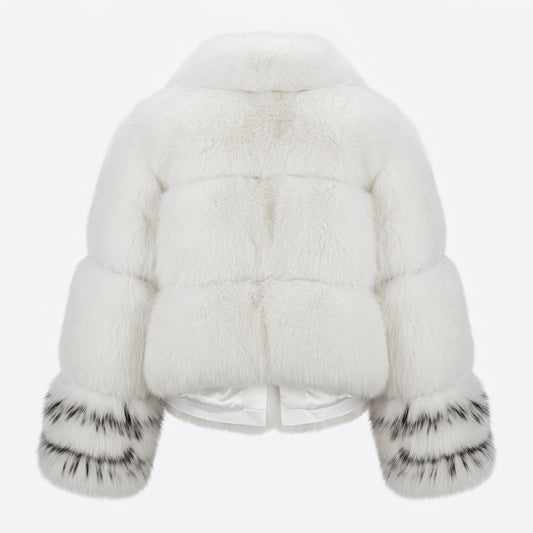 Kashani Women's Natural Arctic Fox Fur Jacket