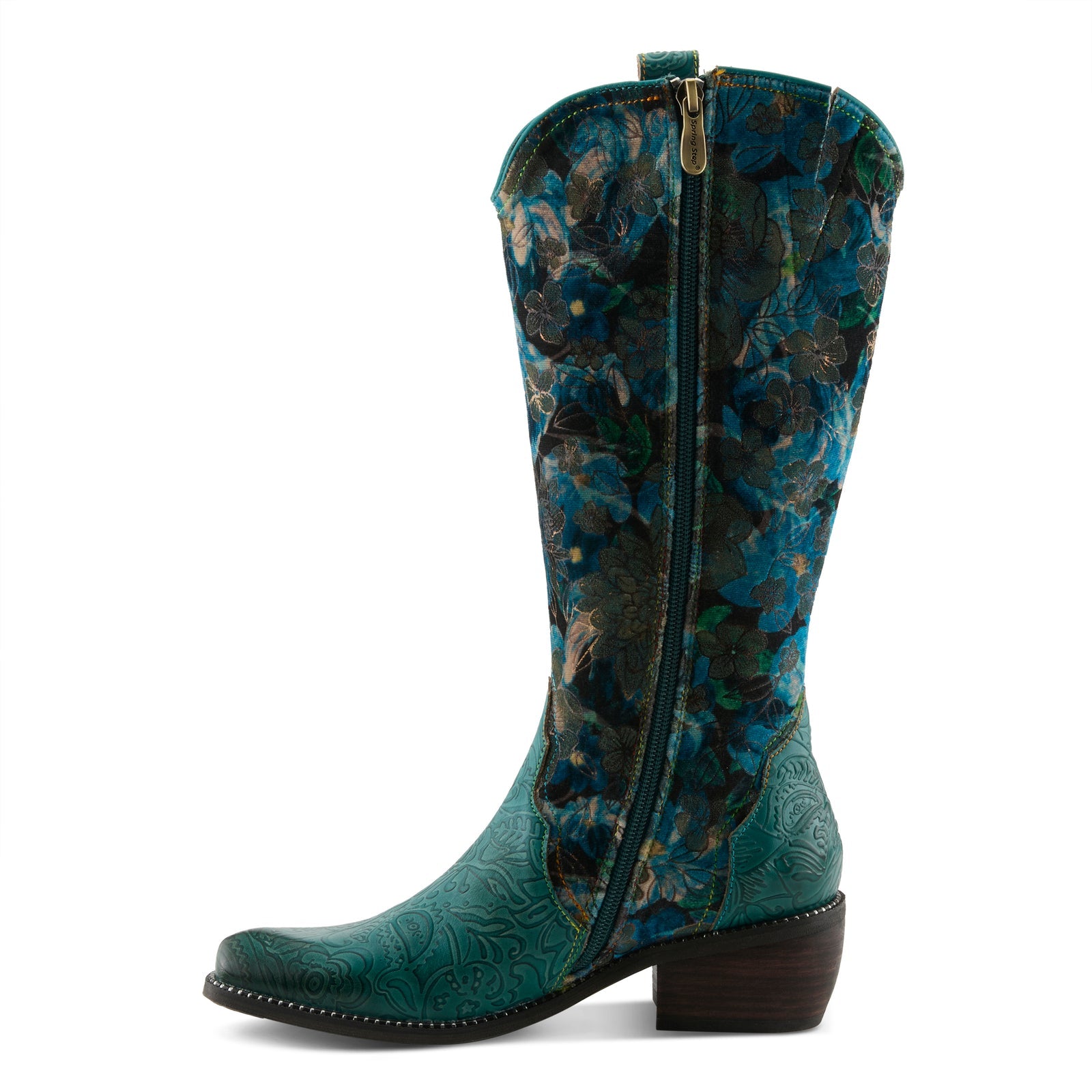 L'Artiste Rodeoqueen-Viv Boots - Turquoise