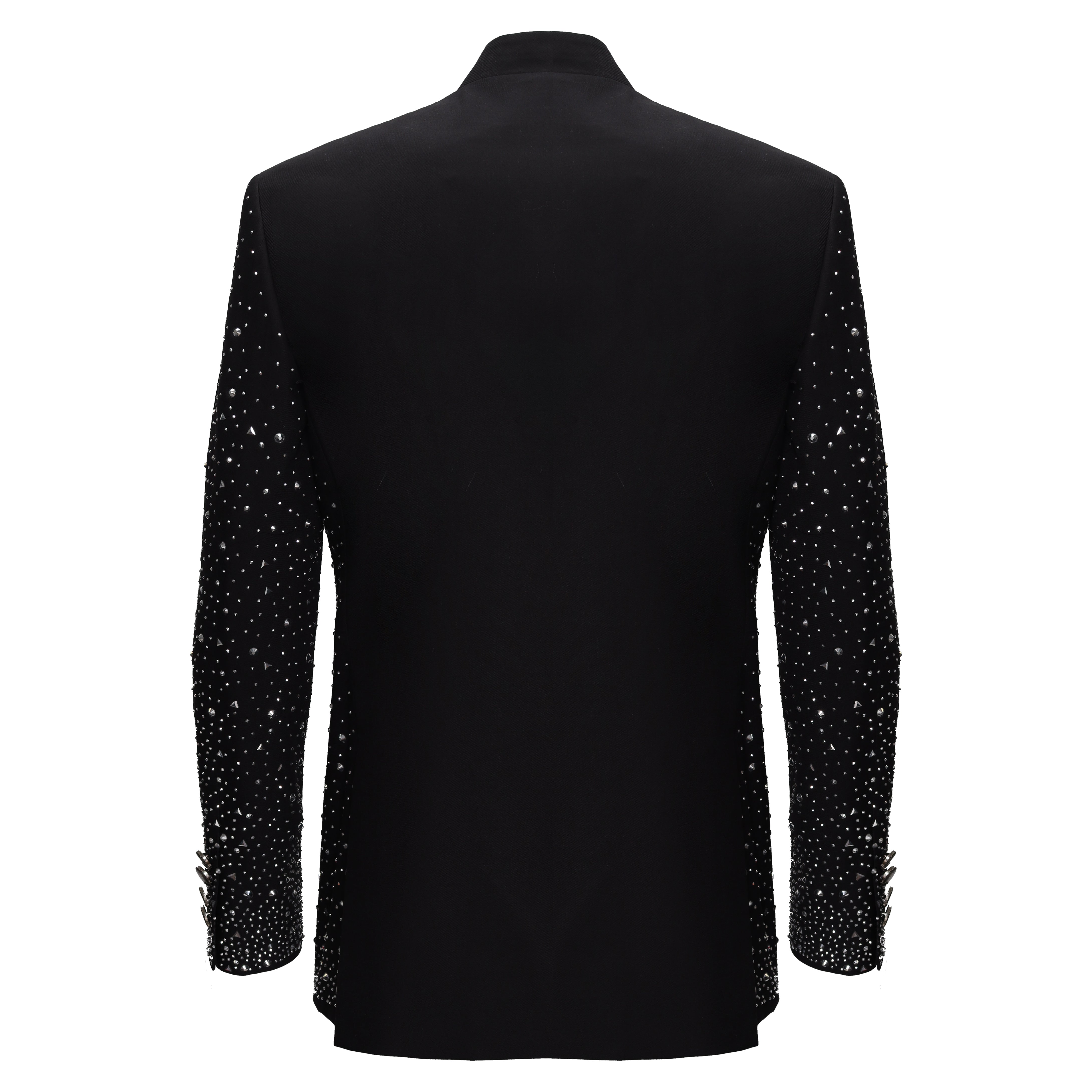 Culture Couture Embellished Blazer – Red Carpet Edition BLACK/SILVER - Dudes Boutique