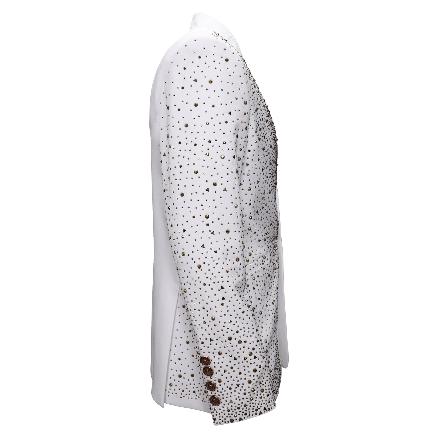 Culture Couture Embellished Blazer – Red Carpet Edition WHITE/GOLD