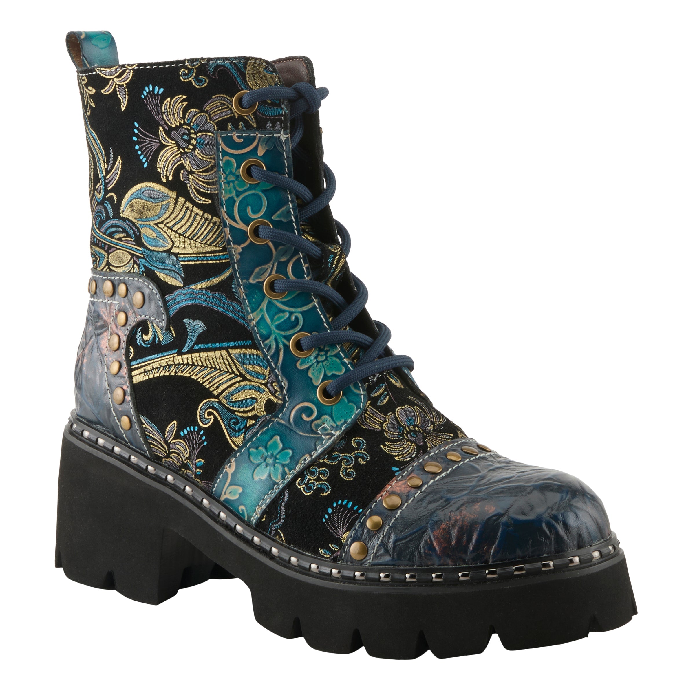 L'Artiste Blue Severity Boots