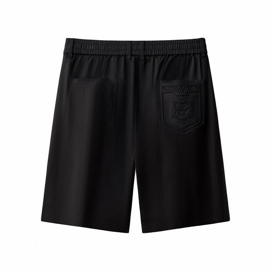 Apex Drawstring Stretch Shorts BLACK