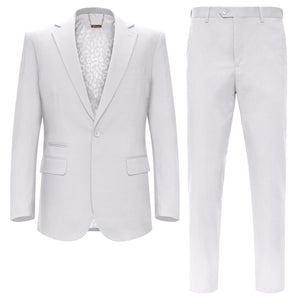 Signature Suit WHITE - Dudes Boutique