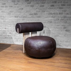 Marco Di Milano Salento Full Ostrich Quill Leather Lounge Chair - Dudes Boutique