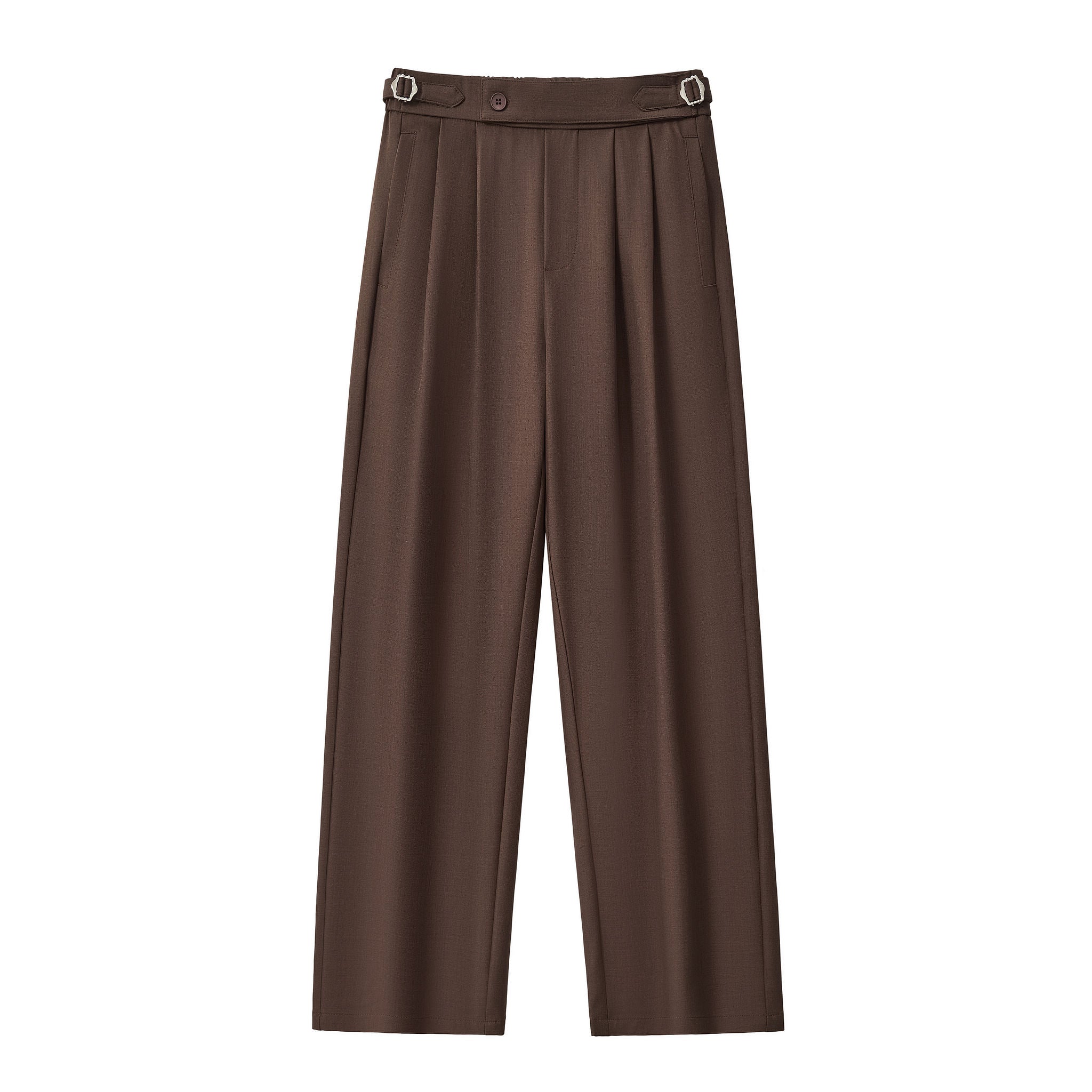 Wellington Side-Tab Trousers COFFEE