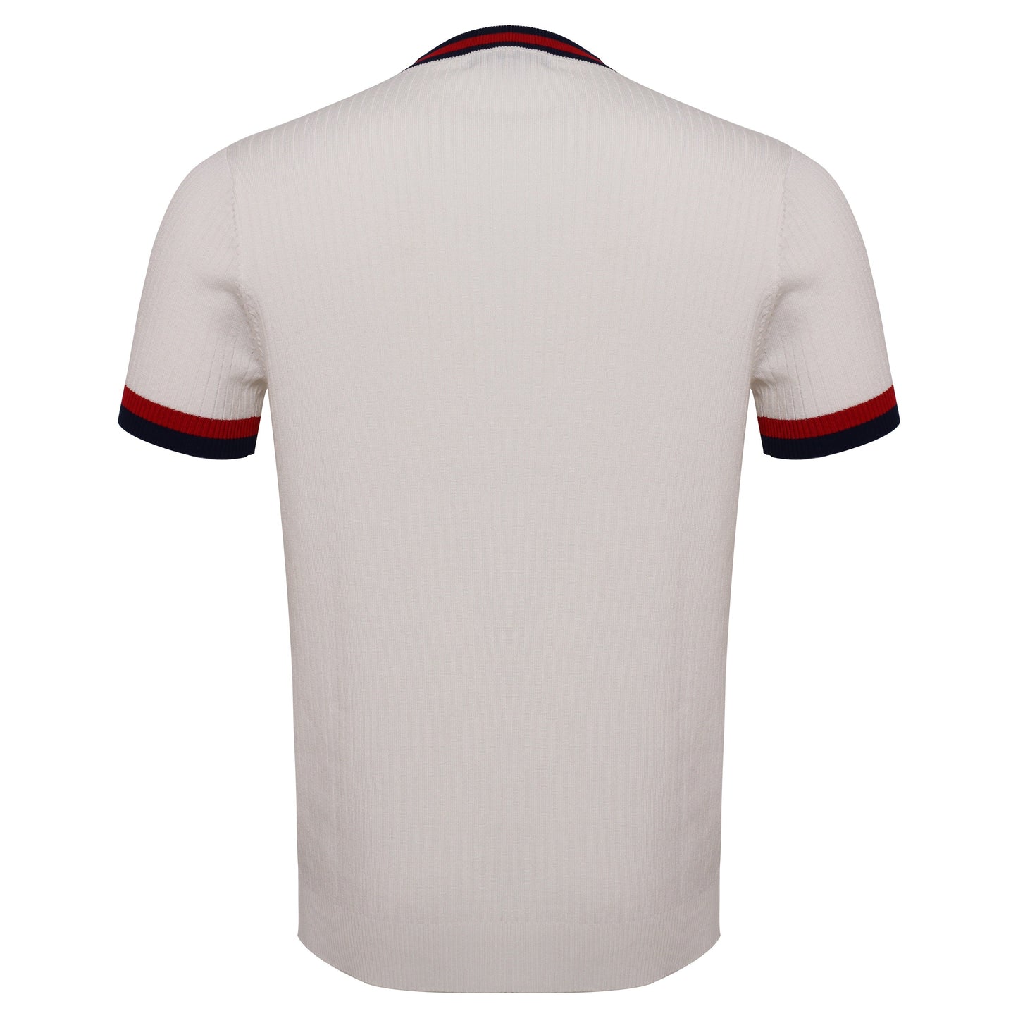 Elite Contrast Ribbed Tee WHITE