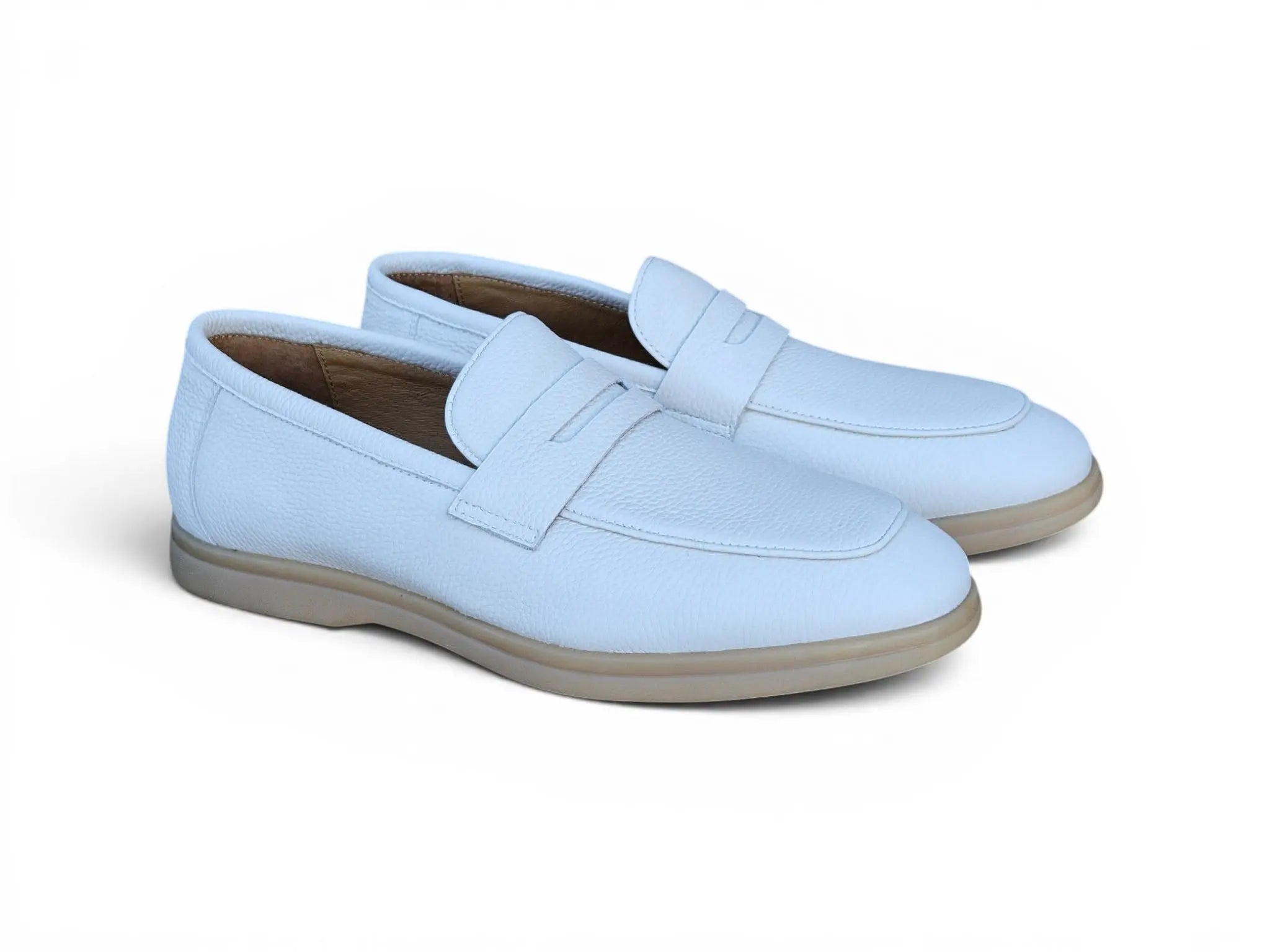 Tumble Calfskin Penny Loafer