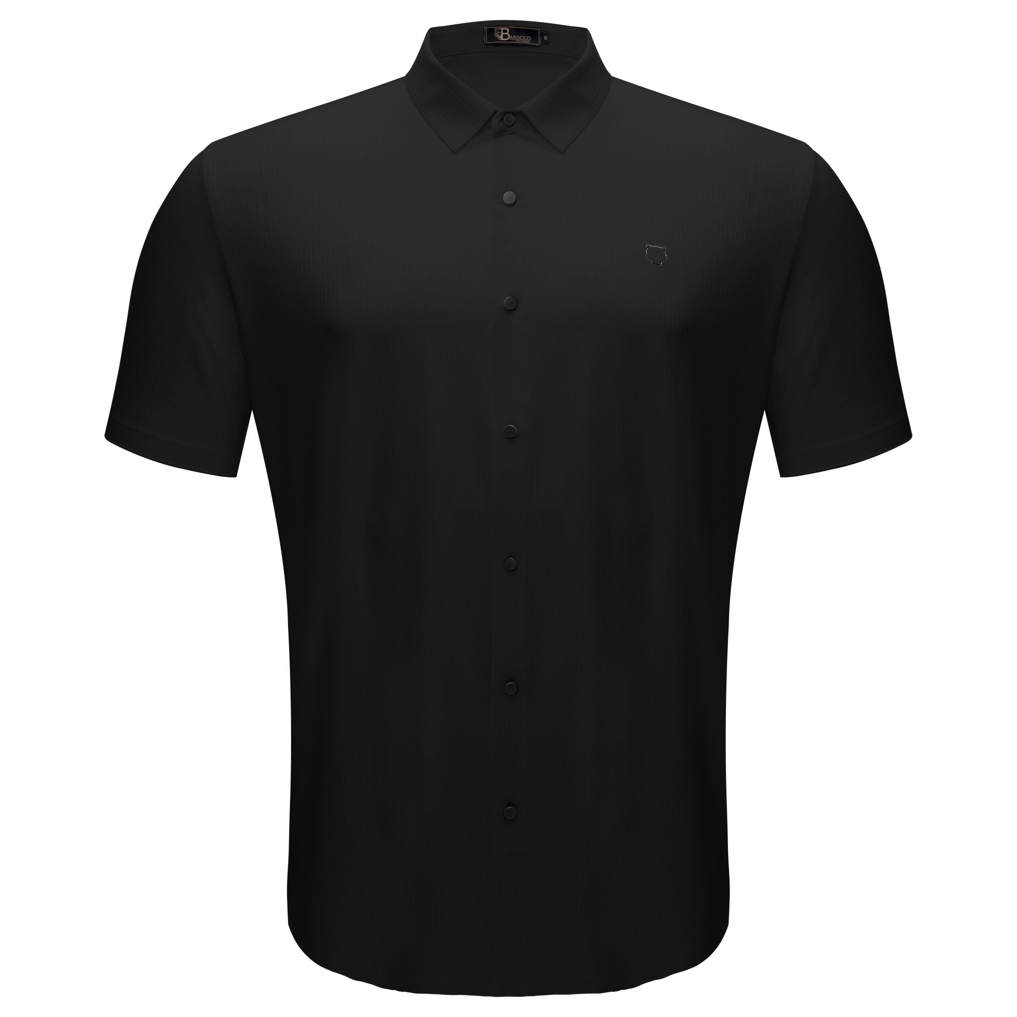 Apex Spirit Short Sleeve Button-Up BLACK