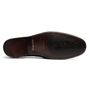 Marco Di Milano Adro Brown Caiman Crocodile / Lizard Bit Loafers - Dudes Boutique