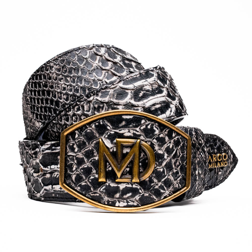 Marco Di Milano Arkansas Python Belt - Newspaper