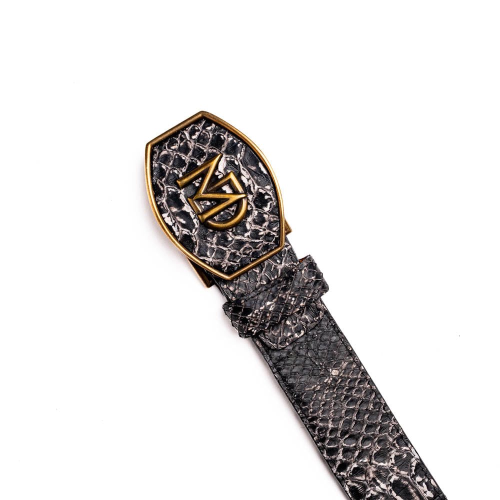Marco Di Milano Arkansas Python Belt - Newspaper