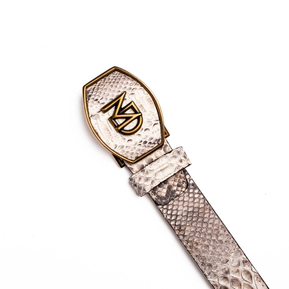 Marco Di Milano Arkansas Python Belt - Natural