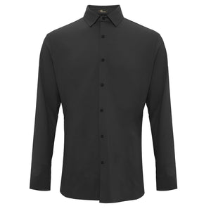 City Stroll Button-Up Shirt BLACK - Dudes Boutique