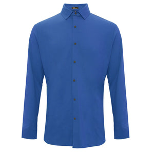 City Stroll Button-Up Shirt ROYAL - Dudes Boutique