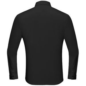 Electric Aura Button-Up Shirt BLACK/BLACK - Dudes Boutique