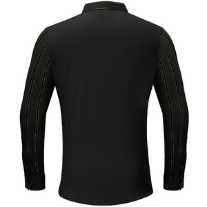 Boss Authority Button-Up Shirt BLACK - Dudes Boutique