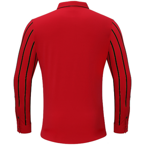 Boss Authority Button-Up Shirt RED - Dudes Boutique