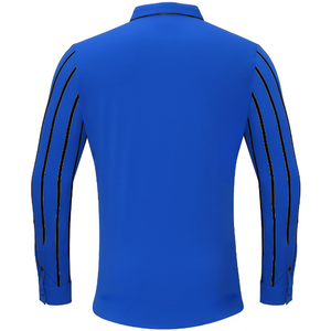 Boss Authority Button-Up Shirt ROYAL - Dudes Boutique