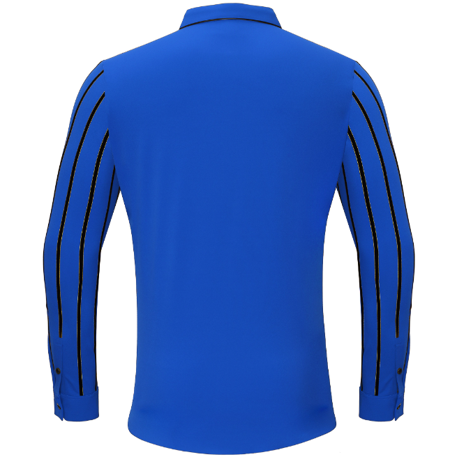 Boss Authority Button-Up Shirt ROYAL - Dudes Boutique