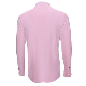 City Stroll Button-Up Shirt PINK - Dudes Boutique