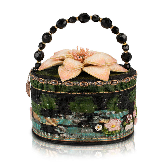 Mary Frances Floating Lotus Top Handle Handbag
