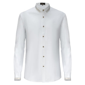 Barocco Alpha Attire WHITE/GOLD - Dudes Boutique