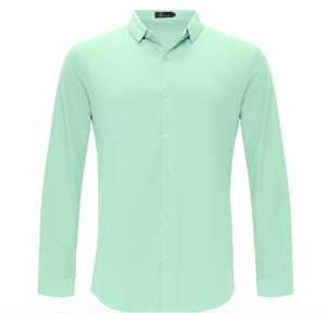 Barocco Ascend Stretch Shirt MINT - Dudes Boutique