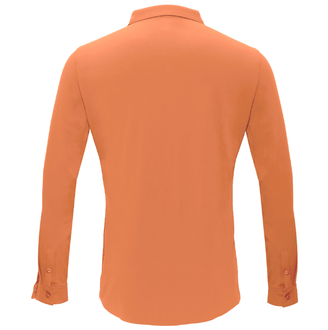 Barocco Ascend Stretch Shirt ORANGE - Dudes Boutique