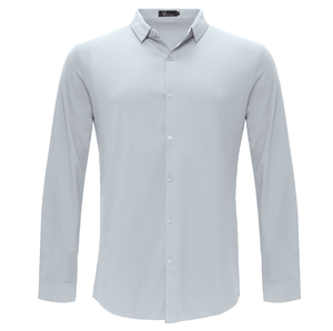 Barocco Ascend Stretch Shirt SILVER - Dudes Boutique