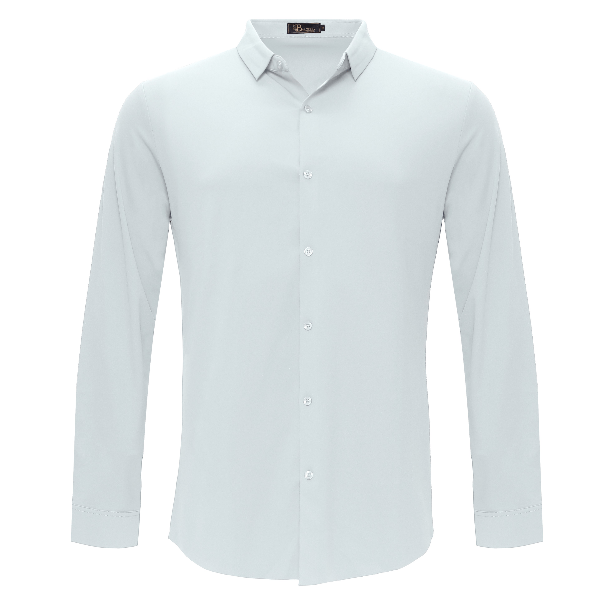Barocco Ascend Stretch Shirt WHITE - Dudes Boutique