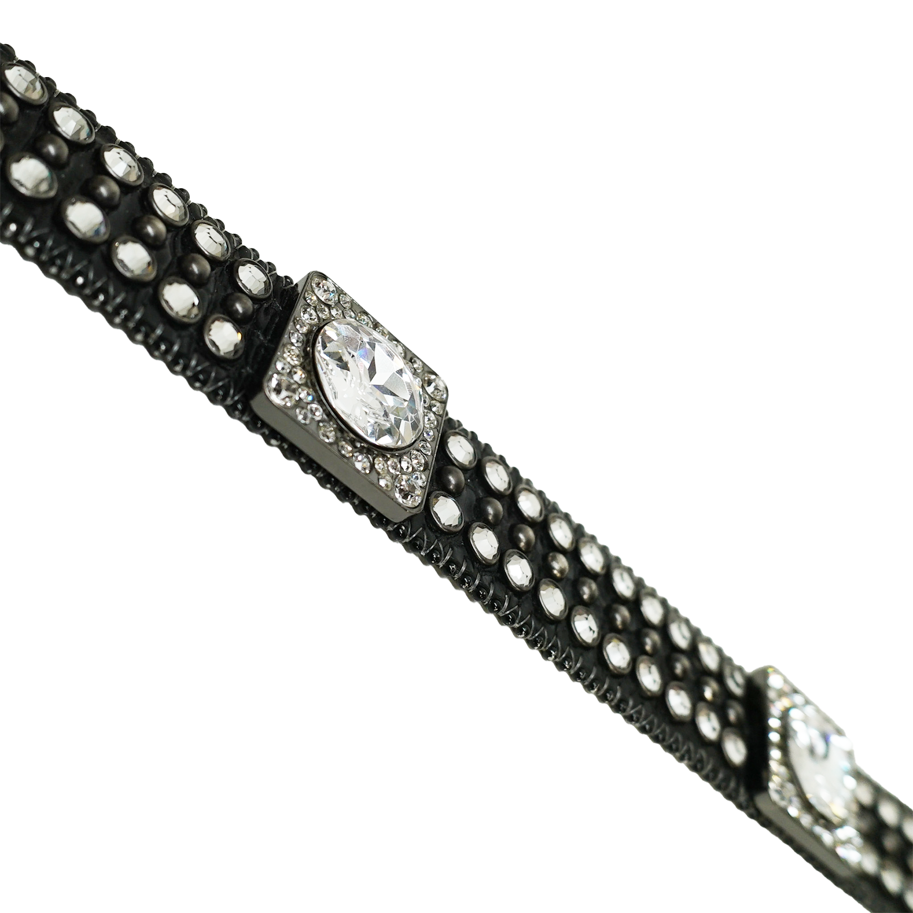 b.b. Simon Dark Matter Big Block Crystal Belt