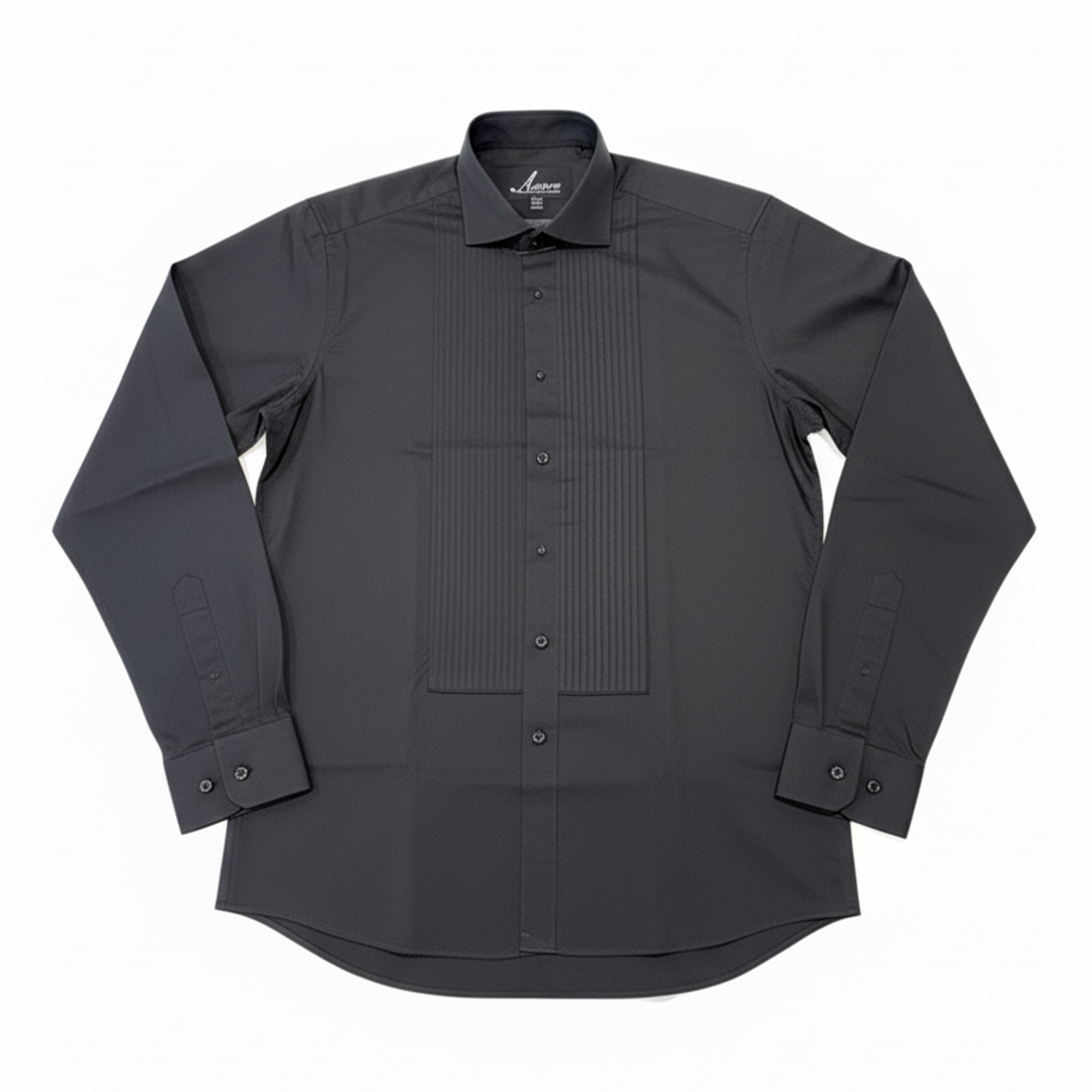 Arturo Black Ruffle Button Up Shirt