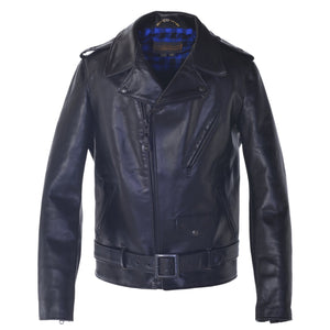 Schott P613S Men's Perfecto Steerhide Motorcycle Jacket - Black - Dudes Boutique