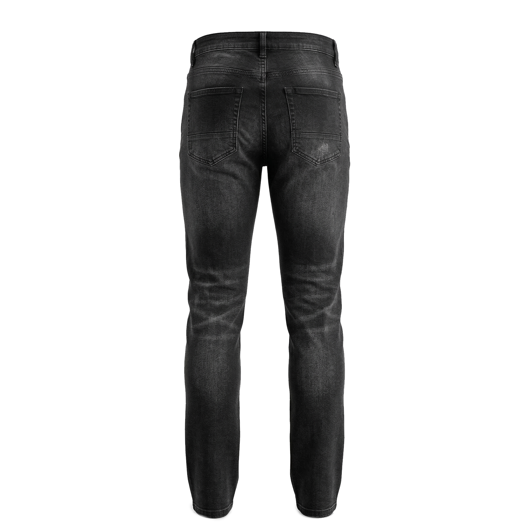Waimea Faded Black Distressed Denim Jeans