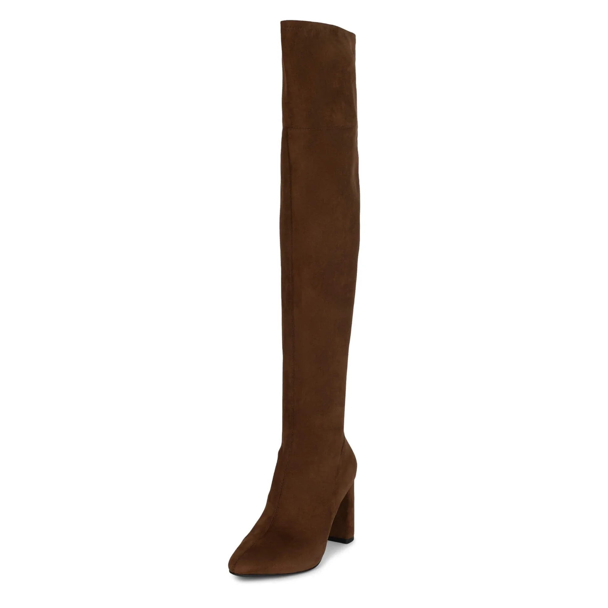 Jeffrey Campbell Parisah Brown Suede Over-the-Knee Boot