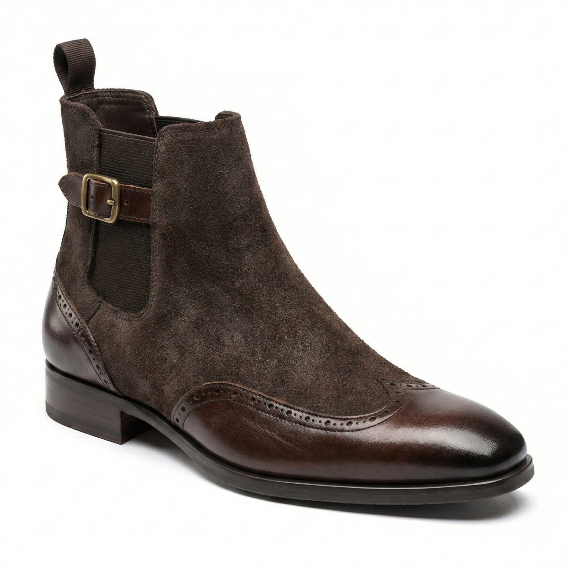 La Milano Ventura Brown Leather Chelsea Boot