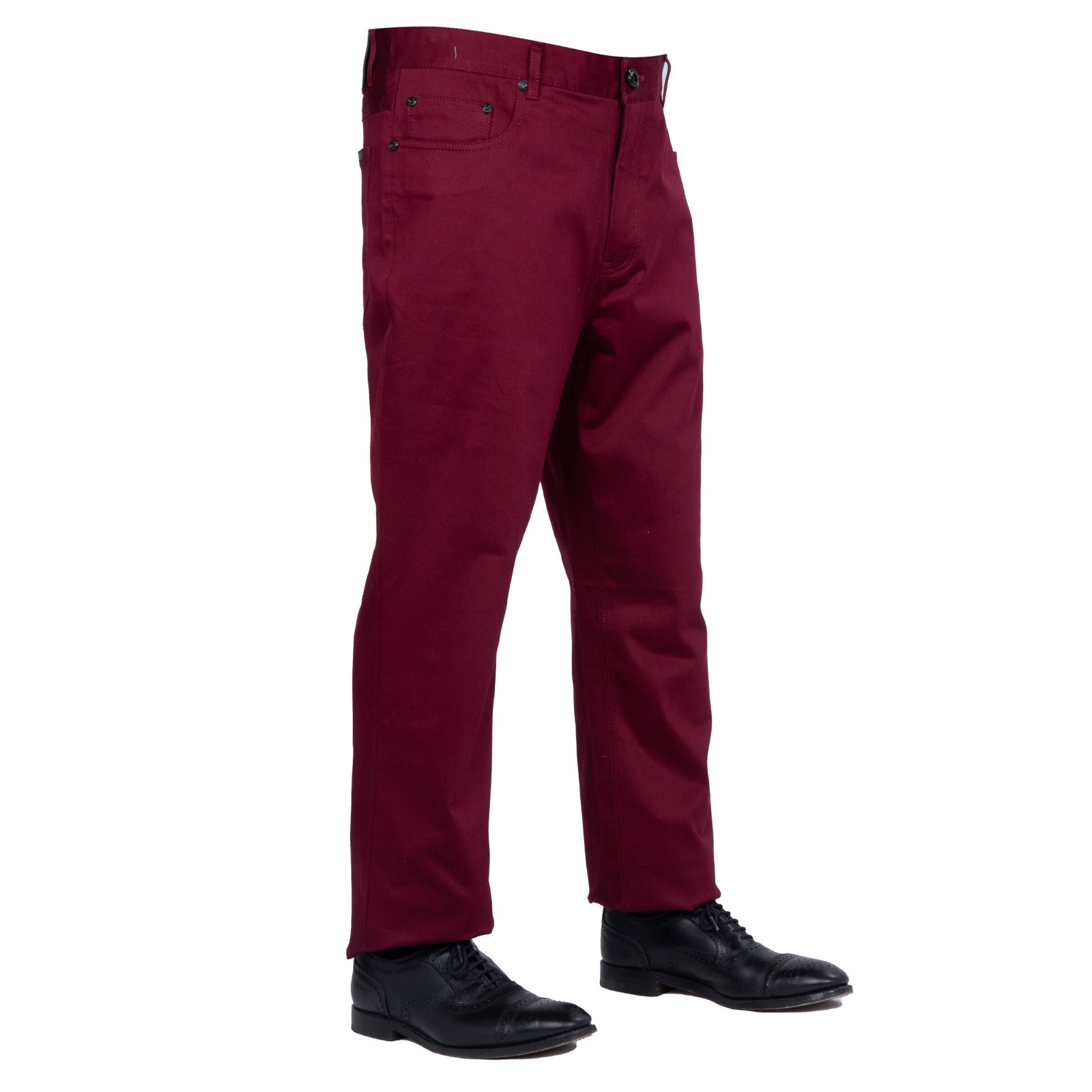 Prestige Men's Burgundy High-end Pants