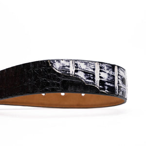 Marco Di Milano Caribe Belt Newspaper / Black - Dudes Boutique