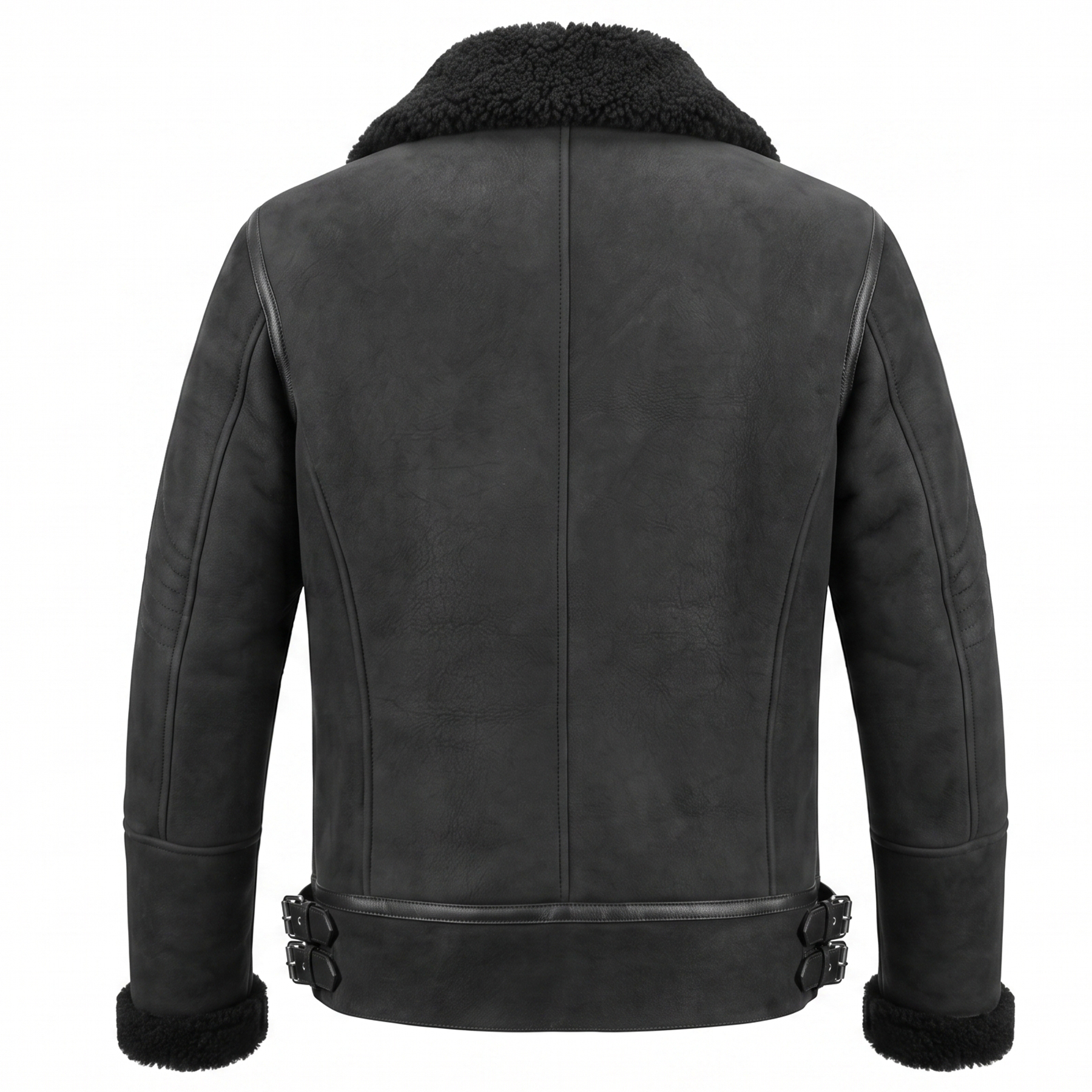 Kashani ID Men's Black Shearling Jacket