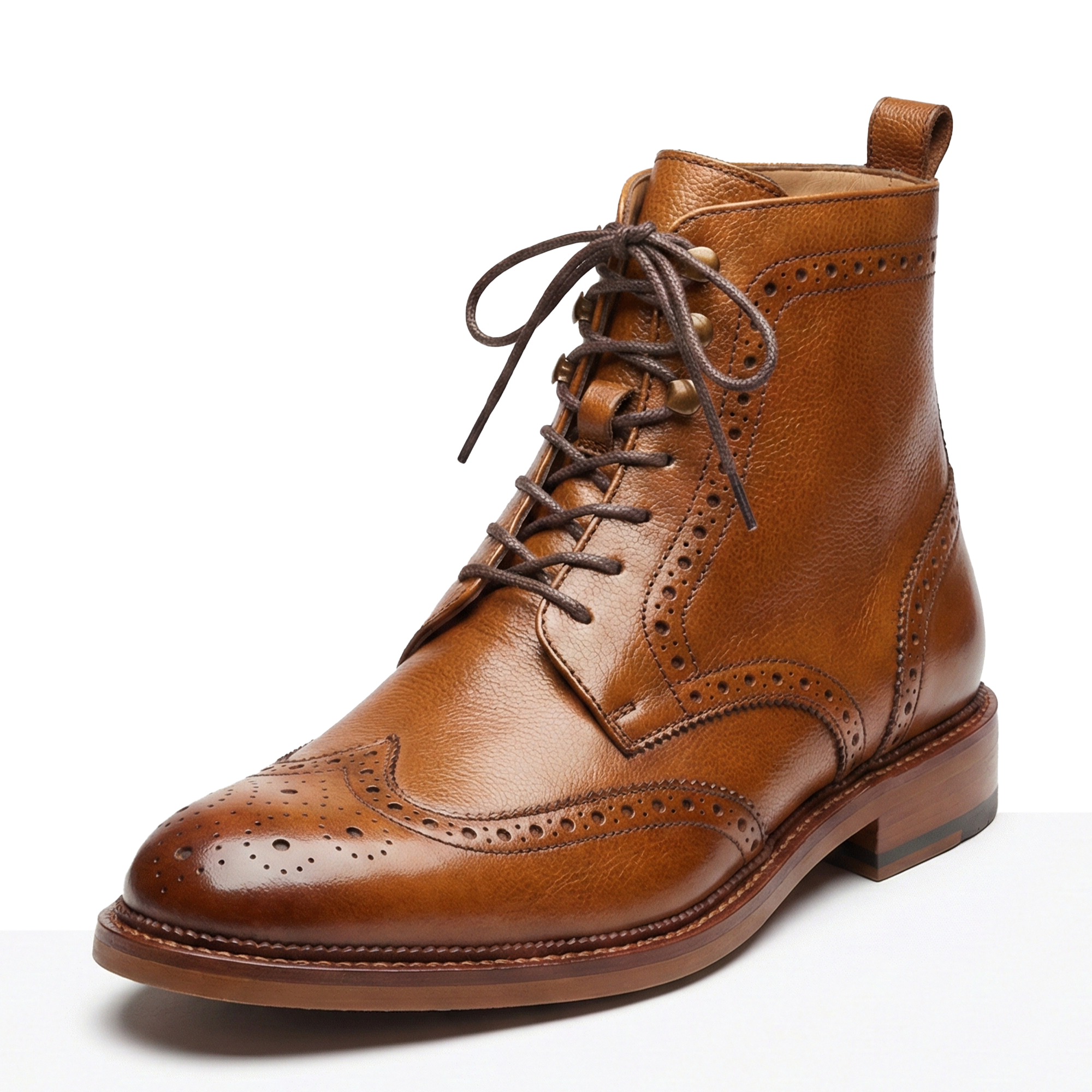 La Milano Cabey Brown Leather Lace Up Boot Size 13 Milwaukee Leather Women main image 4