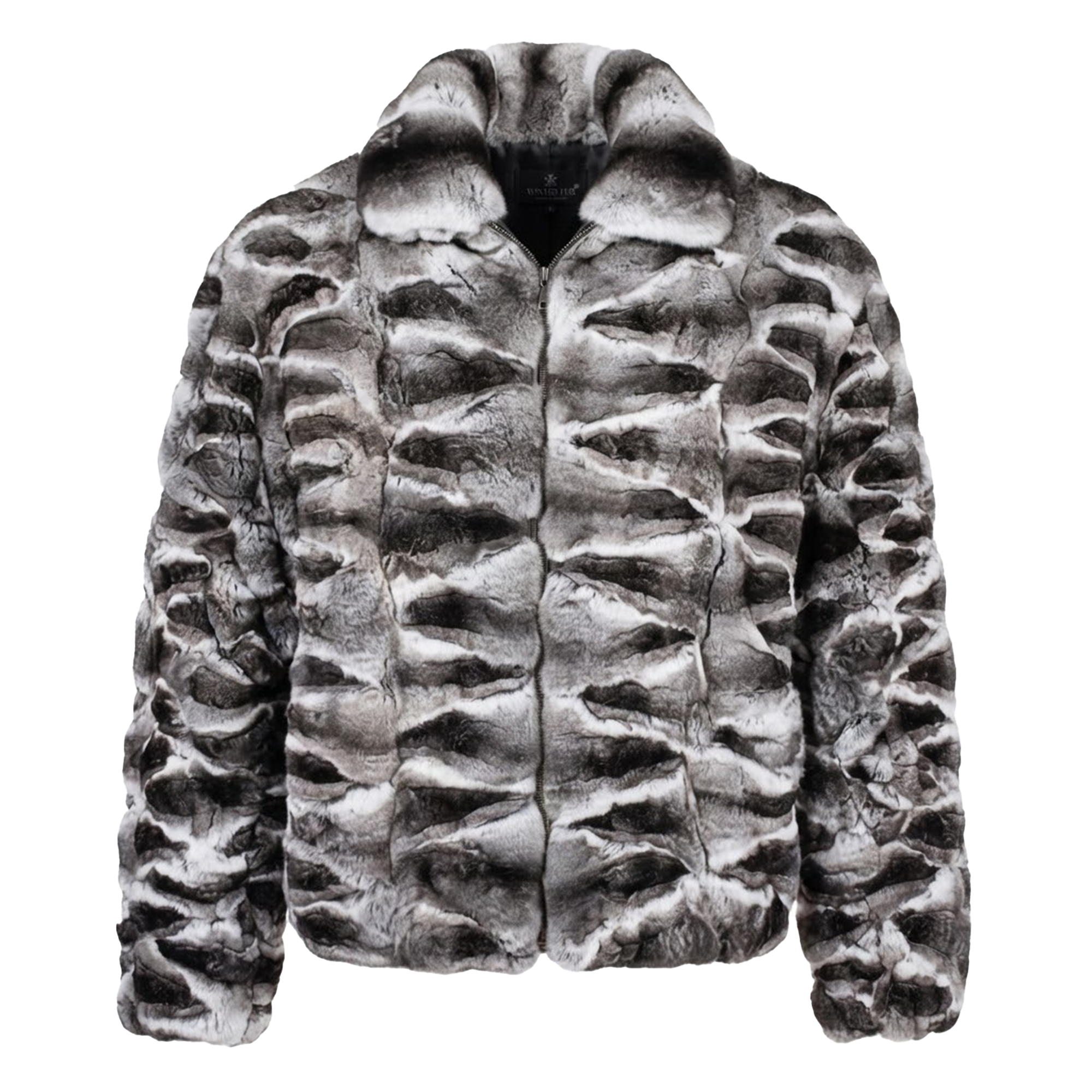 Kashani Men's Chinchilla Bomber Fur Coat