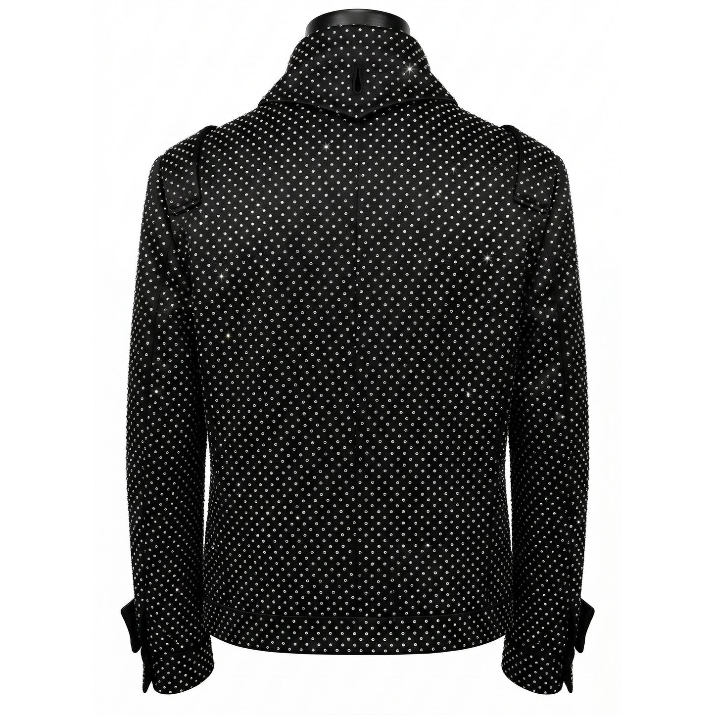 Angelino Crystal Obsidian Monarch Jacket