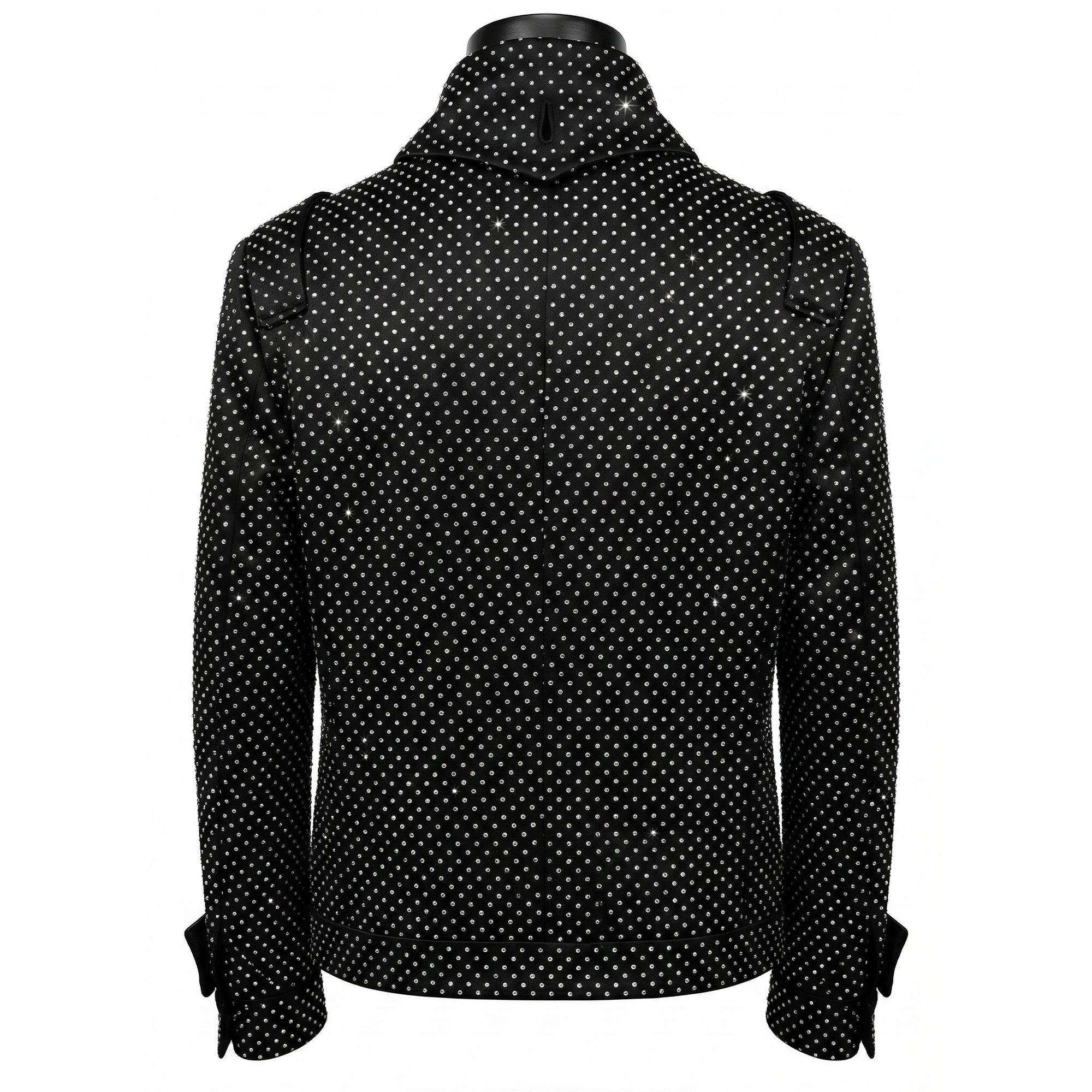 Angelino Crystal Obsidian Monarch Jacket